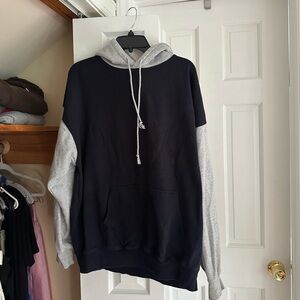 Brandy Melville two tone hoodie